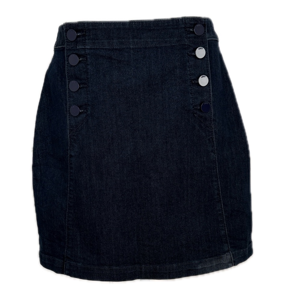 LOFT Denim mini skirt size 8